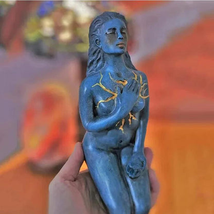 Vivolux | Heilende Göttin Skulptur: Harz abstrakt