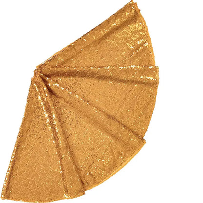 Funkelnde Weihnachtsbaumstämme