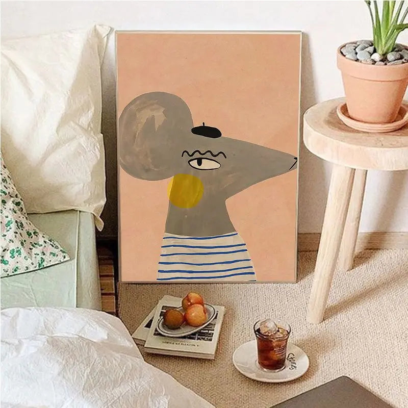 Vivolux | Vintage Cartoon Leinwandkunst