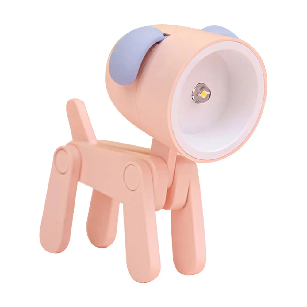 Vivolux | Süße LED-Nachtlampe - Mini-Hund, Hirsch, Dinosaurier Falt-Tischlampe für das Kinderzimmer