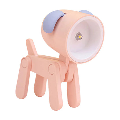 Vivolux | Süße LED-Nachtlampe - Mini-Hund, Hirsch, Dinosaurier Falt-Tischlampe für das Kinderzimmer