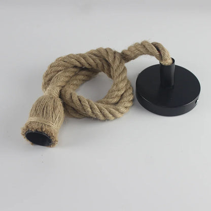 Vivolux | Vintage Hanfseil Pendelleuchte