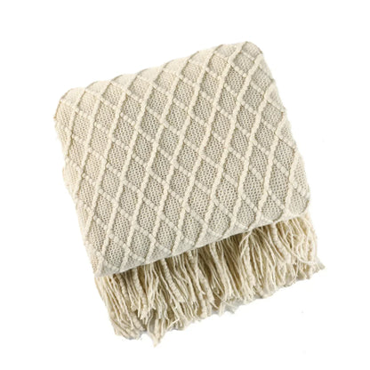 Vivolux | Nordic Style Dick Gestrickte Decke