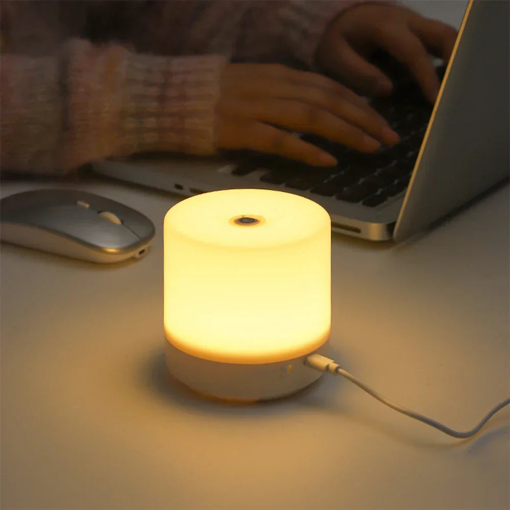 Vivolux | Kreative USB Nachttischlampe - Touch-Dimmung LED Nachtlicht für Schlafzimmer & Studentenwohnheim