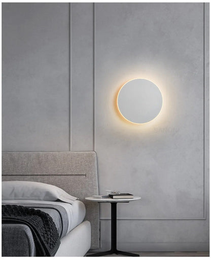 LED-Wandleuchte rund