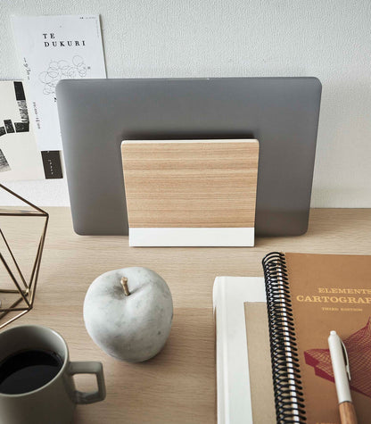 Vivolux | Slim Laptop Stand - Stahl + Holz