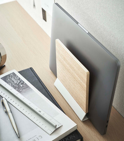 Vivolux | Slim Laptop Stand - Stahl + Holz