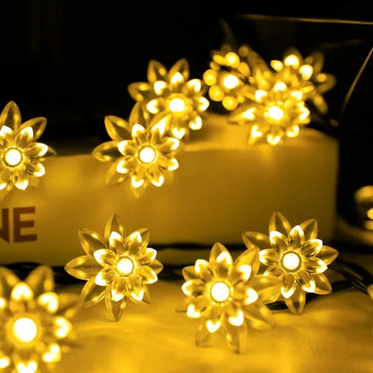 Vivolux | Pfirsichblüten Lichterkette