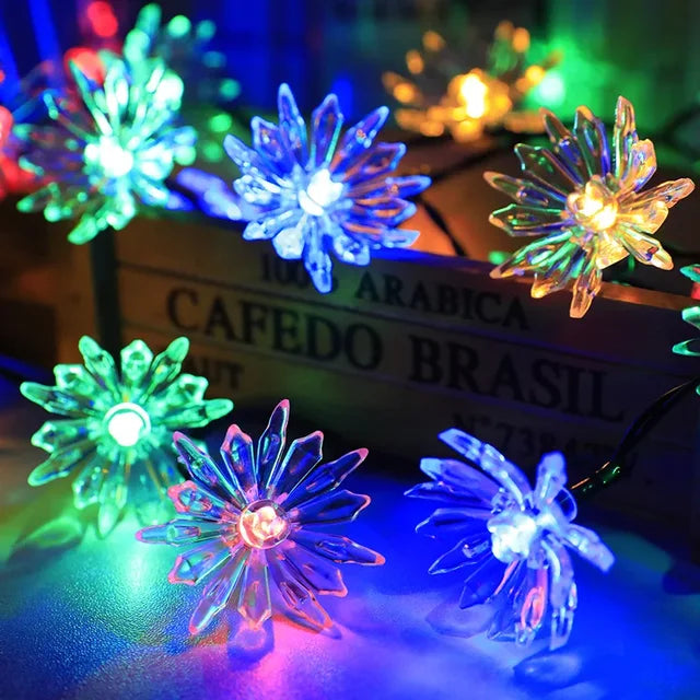 Vivolux | Pfirsichblüten Lichterkette