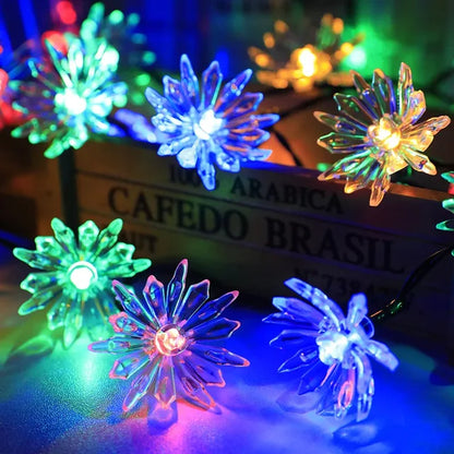 Vivolux | Pfirsichblüten Lichterkette