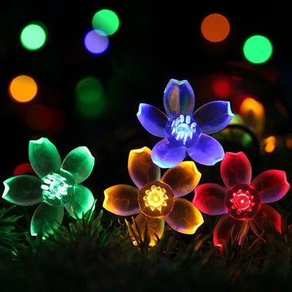 Vivolux | Pfirsichblüten Lichterkette