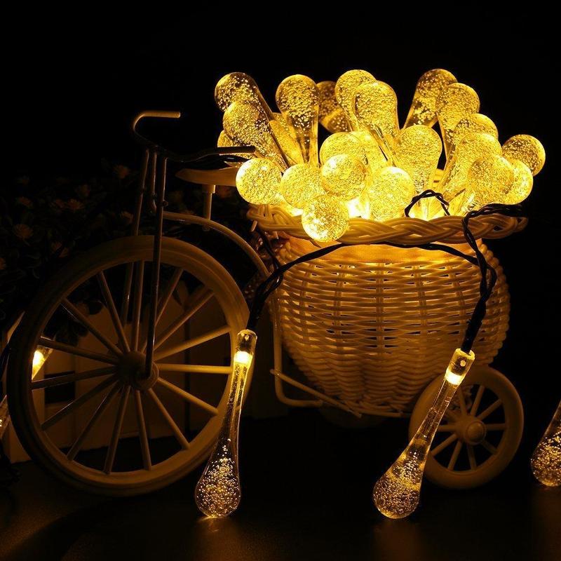 Vivolux | Solar Wassertropfen Lichterkette