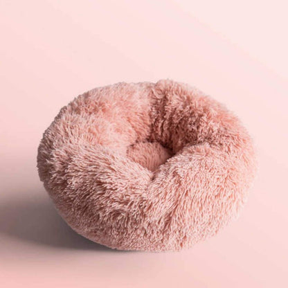 Vivolux | Runder Plüsch Beruhigender Donut Hundebett für kleine bis große Hunde