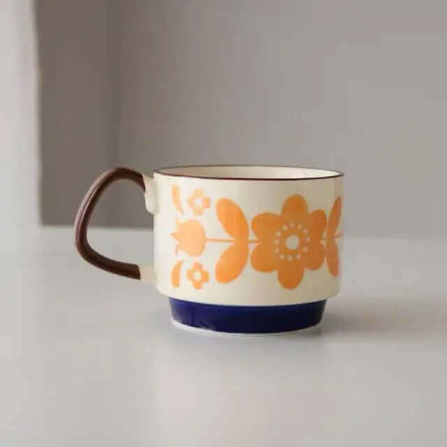 Hervorragende Retro-Kaffeetassen aus Keramik – in 8 verschiedenen Mustern erhältlich