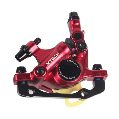Vivolux | ZOOM HB100 Mountainbike Hydraulik Bremssattel Klappfahrrad Kabelzug Hydraulik Scheibenbremssattel, Stil:Vorne(Rot)