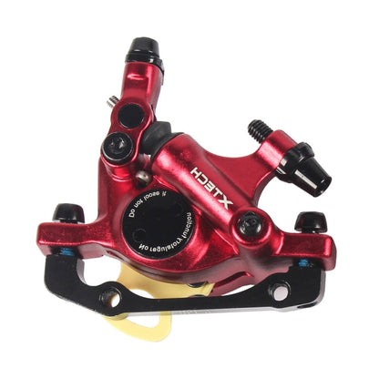 Vivolux | ZOOM HB100 Mountainbike Hydraulik Bremssattel Klappfahrrad Kabelzug Hydraulik Scheibenbremssattel, Stil:Vorne(Rot)