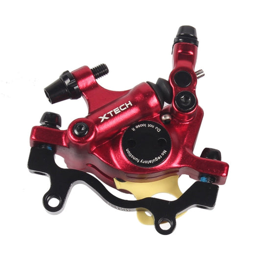 Vivolux | ZOOM HB100 Mountainbike Hydraulische Bremssattel Klappfahrrad Kabelzug Hydraulische Scheibenbremse Sattel, Stil:Hinten(Rot)
