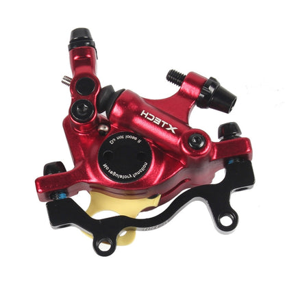 Vivolux | ZOOM HB100 Mountainbike Hydraulische Bremssattel Klappfahrrad Kabelzug Hydraulische Scheibenbremse Sattel, Stil:Hinten(Rot)