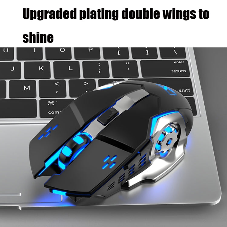 Vivolux | K680 RGB Wiederaufladbare Gaming Wireless Tastatur und Maus Set (Schwarz)