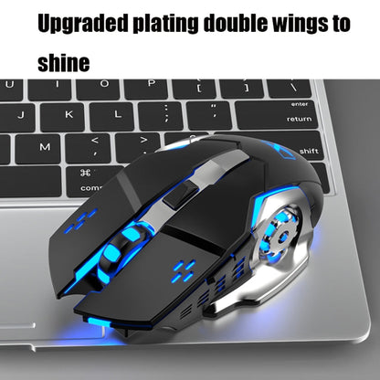 Vivolux | K680 RGB Wiederaufladbare Gaming Wireless Tastatur und Maus Set (Schwarz)