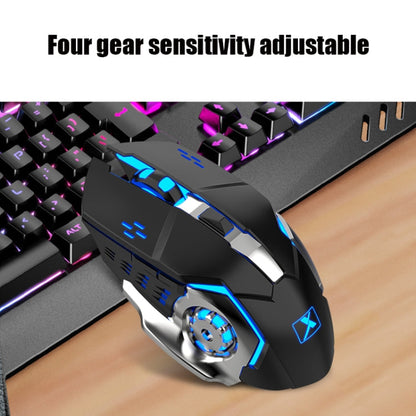 Vivolux | K680 RGB Wiederaufladbare Gaming Wireless Tastatur und Maus Set (Schwarz)