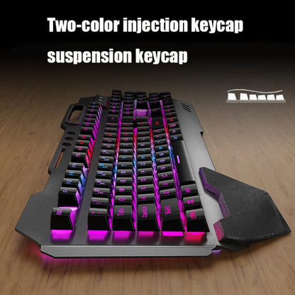 Vivolux | K680 RGB Wiederaufladbare Gaming Wireless Tastatur und Maus Set (Schwarz)