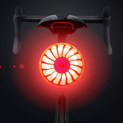 Vivolux | Fahrrad Smart Sensor Bremslicht USB Rücklicht Warnlicht (Titan)