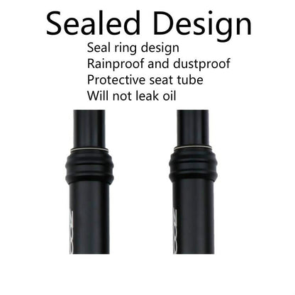 Vivolux | ZOOM Fahrrad Drahtgesteuertes Hydraulik Hebesattelrohr Mountainbike Sattelstütze, Größe:30.9mm, Spezifikation:400mm Interne Verlegung