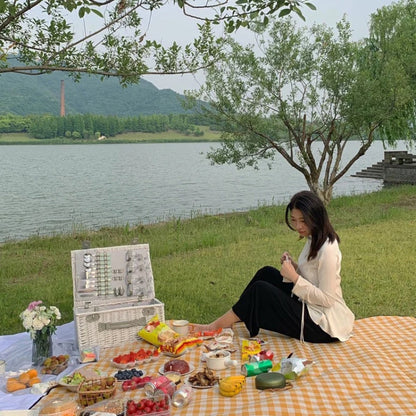 Vivolux | FP1409 6mm Verdickte Feuchtigkeitsbeständige Strandmatte Outdoor Camping Zeltmatte Ohne Tragetasche, Größe:150x200cm(Neon)