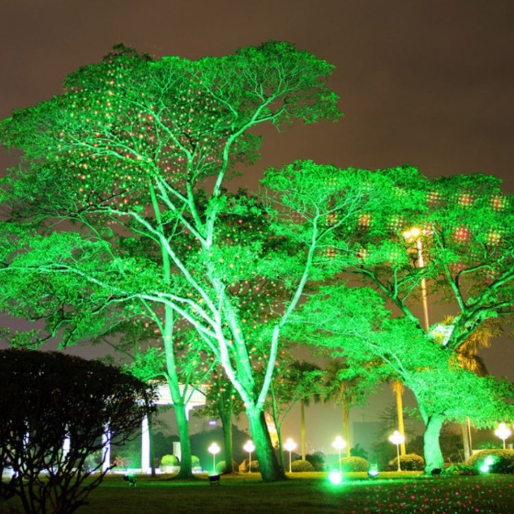 Vivolux | 30W Fernbedienung Außen wasserdicht Laserlicht Garten Dekoration Rasenlampe, grünes Licht + rotes Licht (UK-Stecker)