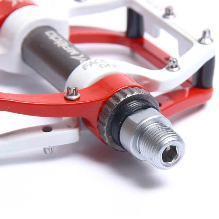 Vivolux | MPEDA Mountainbike Lagerpedal Ultra-Leicht Aluminiumlegierung Rutschfestes Lagerpedal, Größe: 930(Weiß Blau)