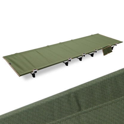Vivolux | CLS Outdoor Leichtgewicht Klappbett Camping Einfaches Freizeitbett (Khaki)