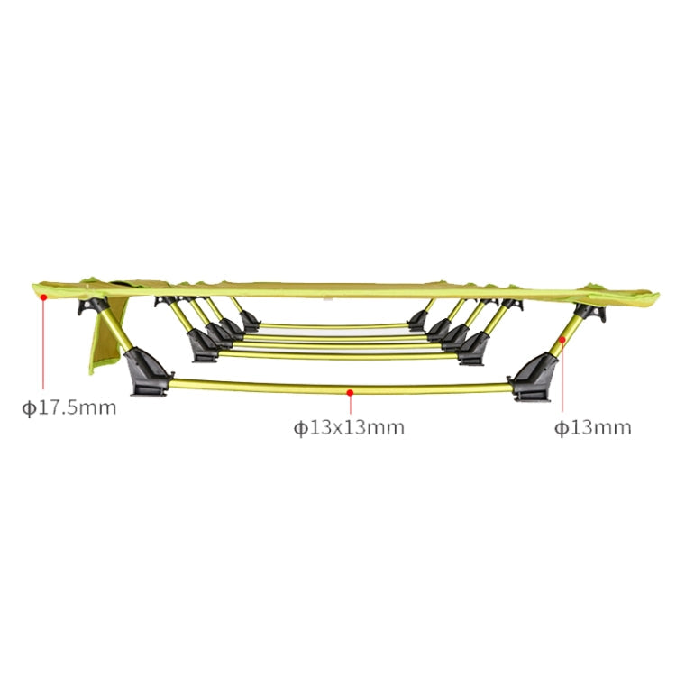Vivolux | CLS Outdoor Leichtgewicht Faltbett Camping Einfaches Freizeitbett (Grau)