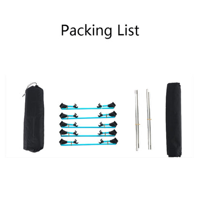 Vivolux | CLS Outdoor Leichtgewicht Faltbett Camping Einfaches Freizeitbett (Grau)