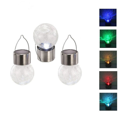 Vivolux | 12 PCS Knackball Solar-Kronleuchter Außen Garten Innenhof Ferien Dekorationslicht mit Clip (Warmweißes Licht)
