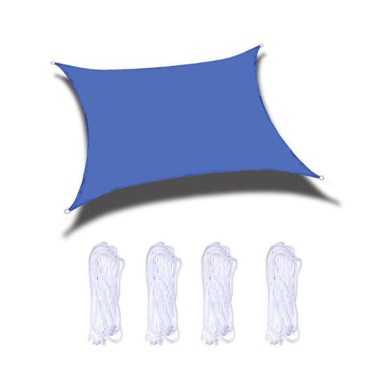 Vivolux | Outdoor Garten Sonnensegel wasserdicht Anti-UV Markise, Größe: 2m x 3m (Königsblau)