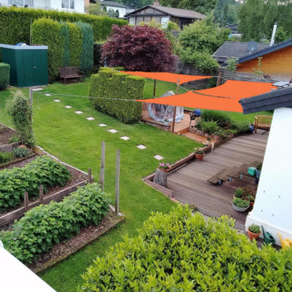 Vivolux | Outdoor Garten Sonnensegel wasserdicht Anti-UV Pavillon, Größe: 3m x 3m (Schwarz)