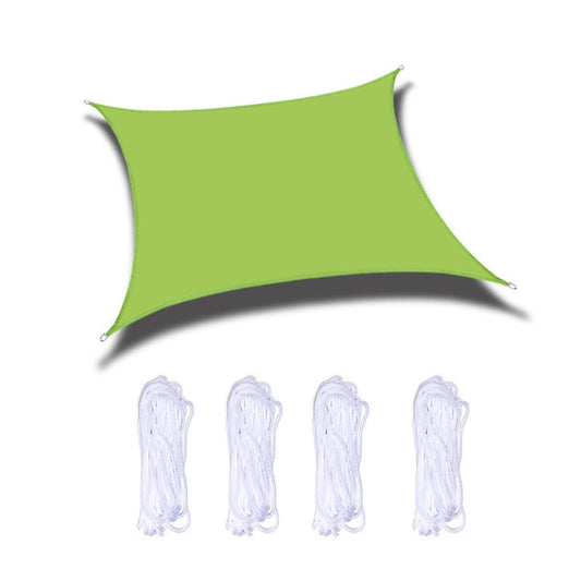 Vivolux | Outdoor Garten Sonnensegel Wasserdicht Anti-UV Dach, Größe: 4m x 4m (Grün)