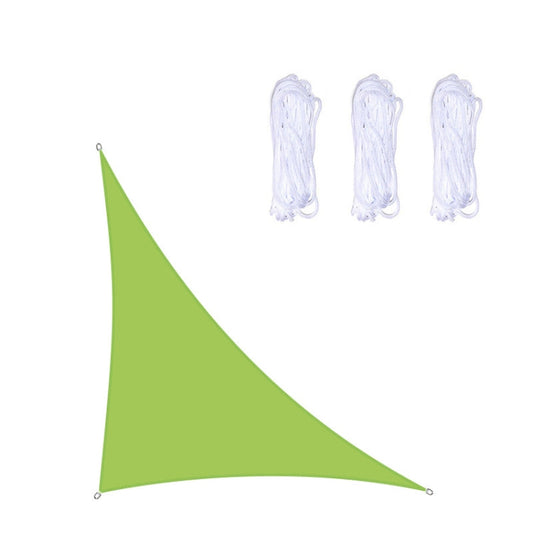 Vivolux | Dreieckiger Outdoor-Garten-Sonnenschirmsegel wasserdicht Anti-UV Markise, Größe: 3m x 3m x 4,3m (Grün)