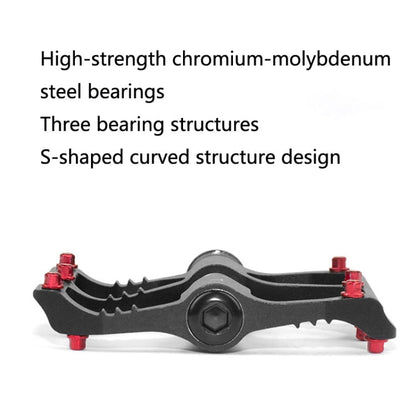 Vivolux | 1 Paar PROMEND Mountainbike Rennrad Fahrrad Aluminium Pedale (PD-R87 Schwarz)