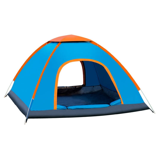 Vivolux | Outdoor Camping Strand Regenfest Sonnensicher Automatisch Schnell Aufstellzelt Für 3-4 Personen (Blau)