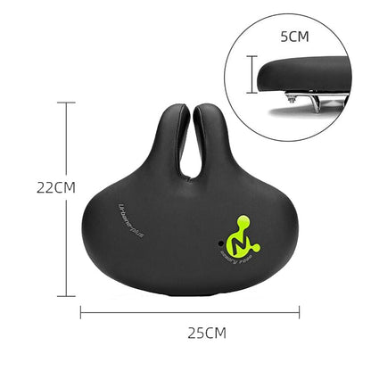 Vivolux | Bike No Nasal Sitz Mountainbike Sattel Bequeme Stoßdämpfung Fahrrad Outdoor Fahrrad Zubehör Sattel( Schwarz)