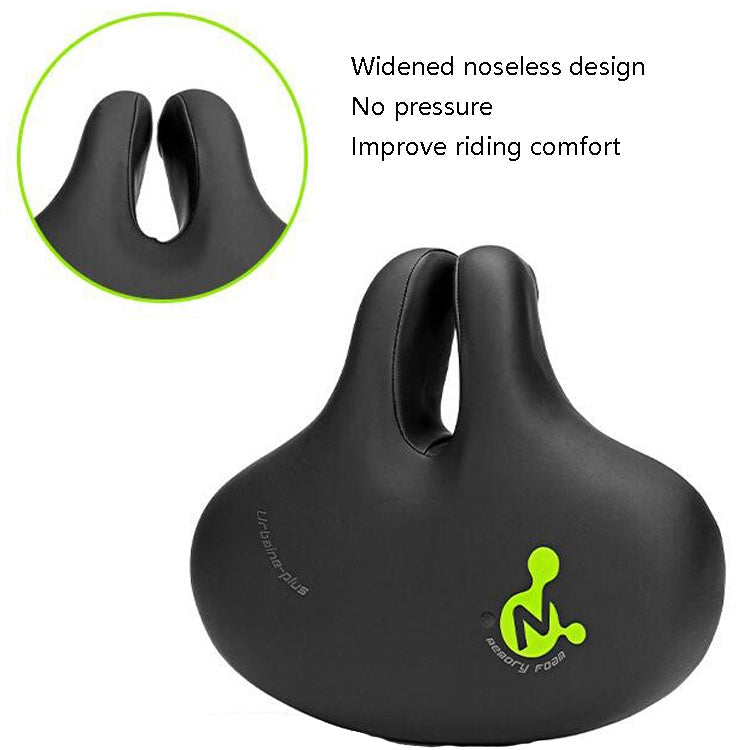 Vivolux | Bike No Nasal Sitz Mountainbike Sattel Bequeme Stoßdämpfung Fahrrad Outdoor Fahrrad Zubehör Sattel( Schwarz)