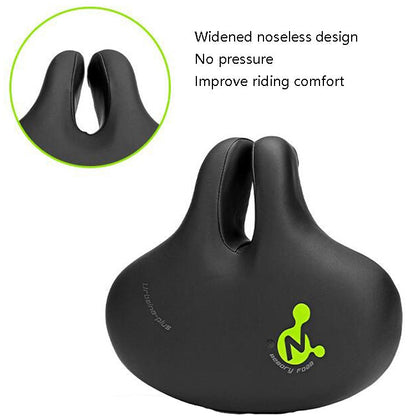 Vivolux | Bike No Nasal Sitz Mountainbike Sattel Bequeme Stoßdämpfung Fahrrad Outdoor Fahrrad Zubehör Sattel( Schwarz)
