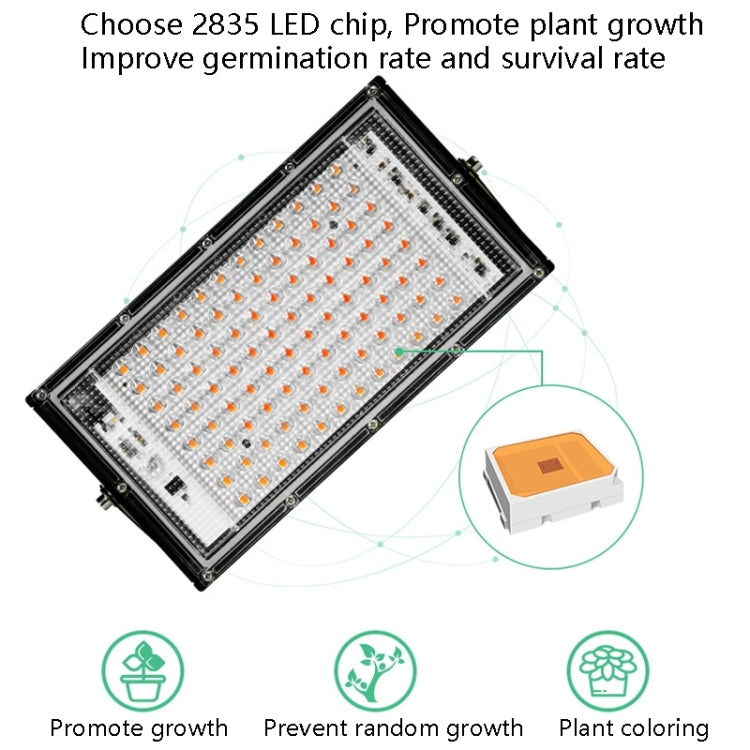 Vivolux | LED Pflanzenlicht Vollspektrum Wasserdichter Wachstumslicht EU Stecker 144 Perlen 200W