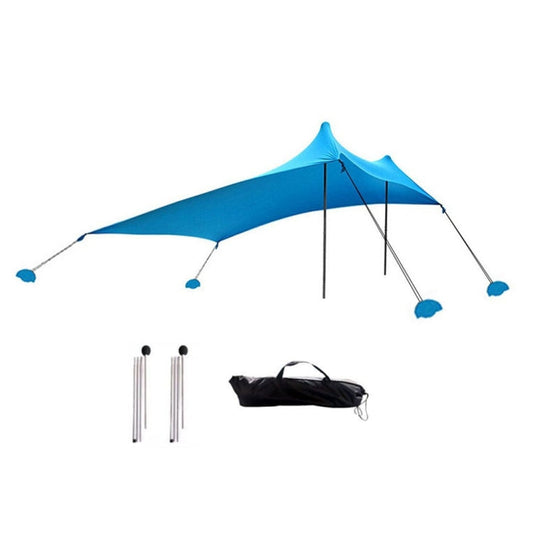 Vivolux | Outdoor Strand Lycra Überdachung Camping Zelt Sonnenblende Angelzelt, Größe: 210x160x150cm(Blau)