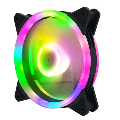 Vivolux | Computer CPU RGB leuchtender Radiator 8 Lüfter+Fernbedienung
