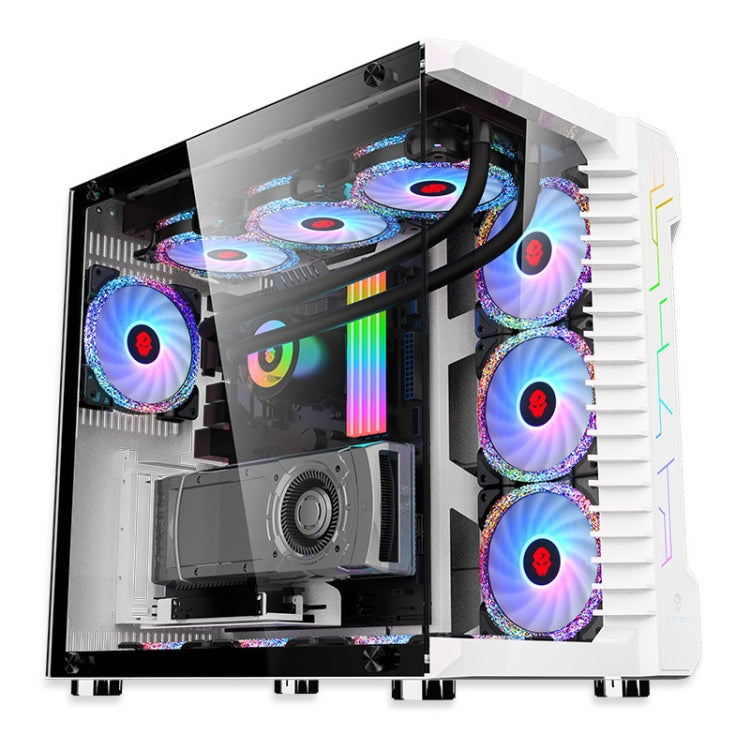 Vivolux | Computer CPU RGB leuchtender Radiator 8 Lüfter+Fernbedienung