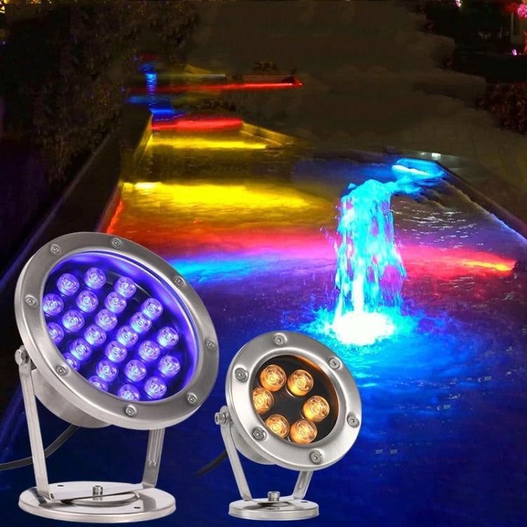 Vivolux | LED Unterwasserlicht Pool Fischteich Springbrunnen wasserdicht Landschaftslicht 24W (Warmweiß)