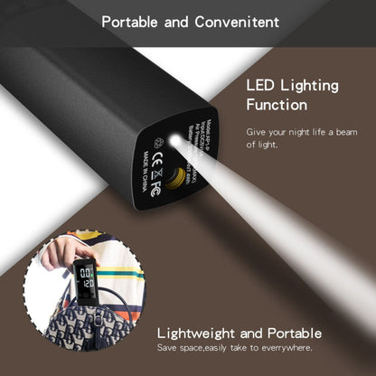 Vivolux | AP-04 Drahtlose Elektrische Luftpumpe Mit LCD-Display Für Fußball Basketball (Schwarz)